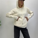 felpa con tasca frontale senza zip comfort